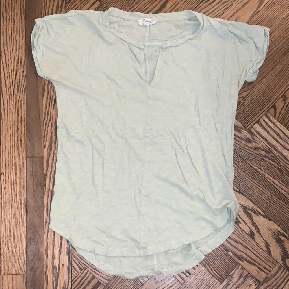 Madewell Turntable Split neck tee